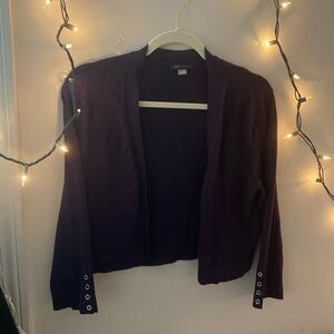 Selling PRACTICALLY NEW $50 Tommy Hilfiger cropped navy blue cardigan!